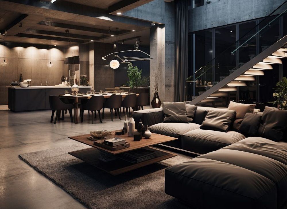 интерьер в стиле лофт